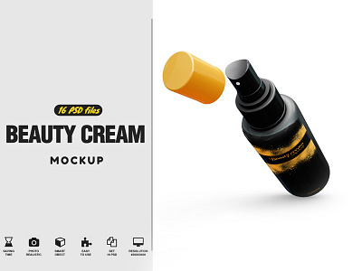 Beauty Cream Mockup beauty beauty cream beauty mockup cosmetic cream cream mockup mockup