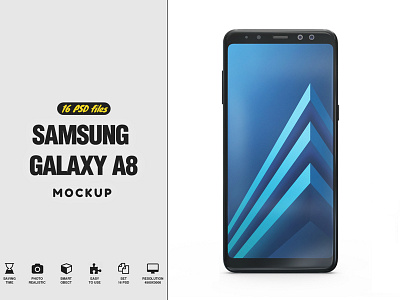 Samsung Galaxy A8 Mockup