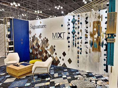 Signature Flooring BDNY Booth booth flooring industry tradeshow booth