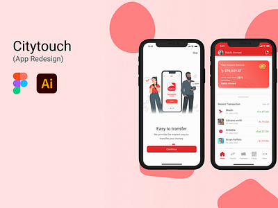 Citytouch App (Redesign concept) app ui ux