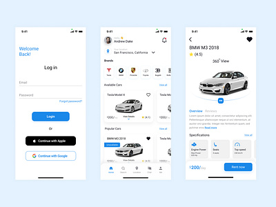 Car rental App