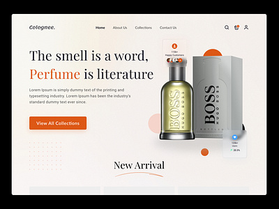 Perfume Landing page