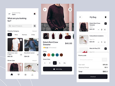 e-Commerce App UI