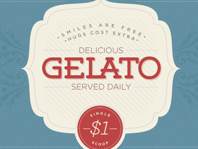Gelato - Sneak Peek blue enclosure gelato ice cream retro