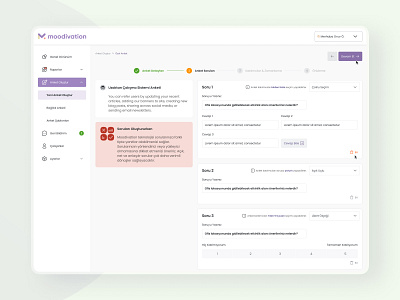 Moodivation 💜 Employee Engagement - Web App 🖥 branding design employee engagement engagement app human resources app product design ui web app