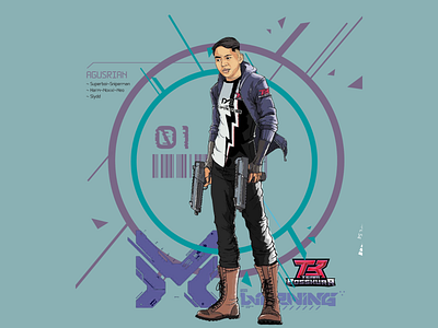 Agusrianz for Team Bosskurr PMPL s4 character illustration gamers graphic design