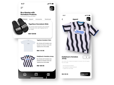 E-commerce Mobile App Mockup (FIGMA)