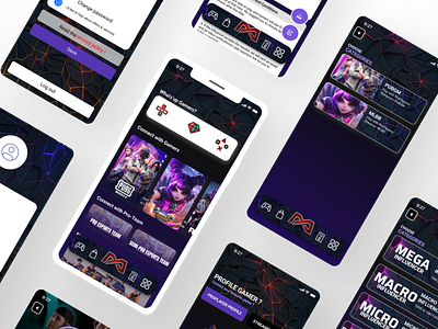 Ui/Ux Mobile App EsportsMy App Figma