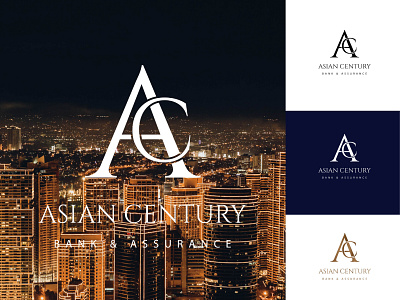 asian century Bank & Asurance 2020 2021 asurance bank best century elegant logos minimalist modern simple ui