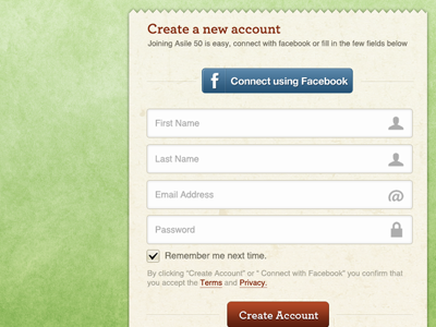 Create Account account create account facebook green pattern texture