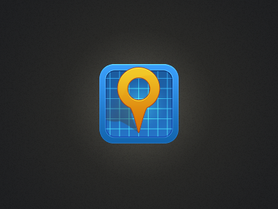 Map Pin Iphone Icon blue icon iphone map map pin