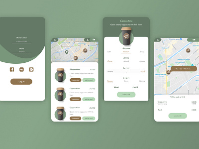 Coffee house app android app application coffe design figma ios order ui uxui