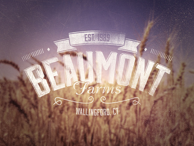 Beaumont Farms badge logo vintage