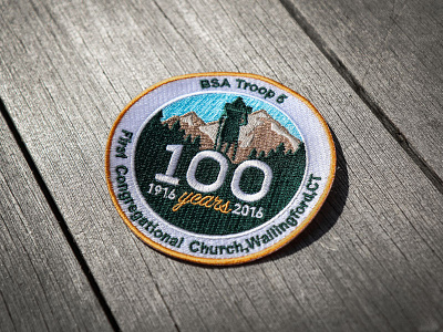 BSA Troop 5 | 100 Years Embroidered Patch