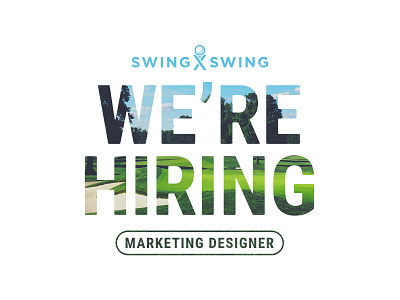 SxS Now Hiring - Marketing Designer careers designer golf hiring marketing designer opportunities swing by swing