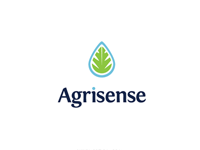 Agrisense agriculture branding logo