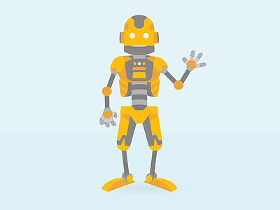 Robot illustration robot vector