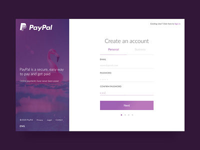 PayPal Application Form