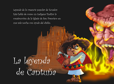 Leyenda de Cantuña branding comicsart conceptart digitalarts illustration skecht ui