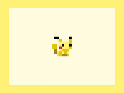 Pikachu 8bit design illustration pixel pixel art retro