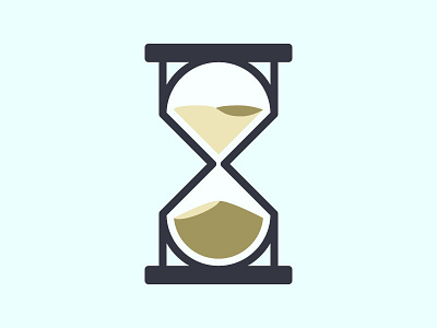 Hourglass graphic design hourglass icon illustration illustrator sand time