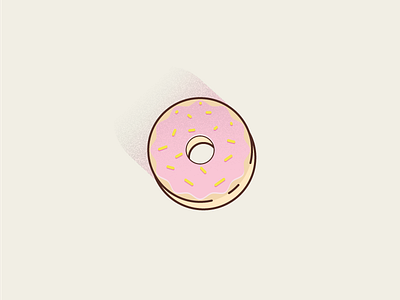 Donut atlanta design dessert donut food georgia icon illustration illustrator