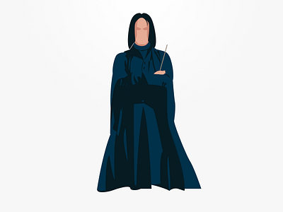 Snape atlanta broom design england harry potter hp icon illustration professor severus snape wand wizard