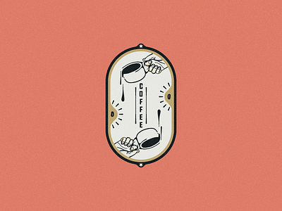 Coffee atl atlanta badge bean branding design icon identity illustration minimal