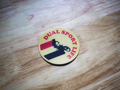 Dual Sport Life Sticker 2