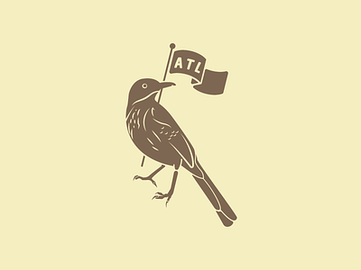 ATL Thrasher atl atlanta bird branding design identity illustrator logo mark state thrasher