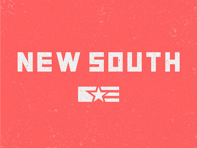 New South atl atlanta branding design georgia identity illustrator logo mark south state type