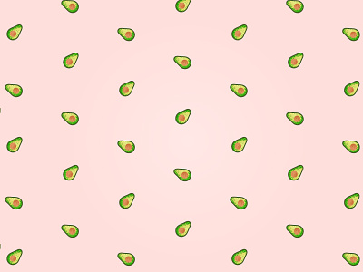 Avocado Pattern atl atlanta avocado branding design fruit identity illustrator logo pattern