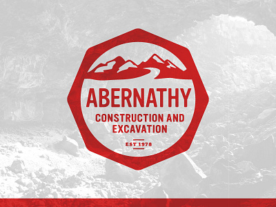 Abernathy Logo badge logo mountain