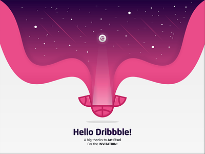 Hello Dribbble! First Shot first shot design graphic