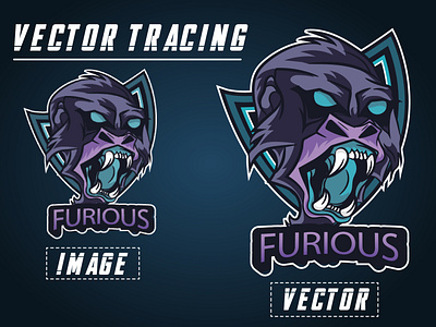 Furious Logo redraw/vector tracing