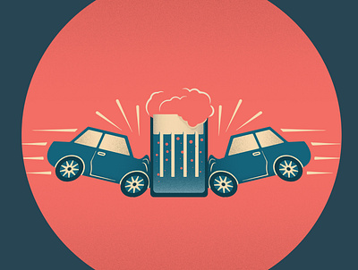 Illustration - Don't drink and drive adobe illustrator art artwork illustration vector vector art vector artwork