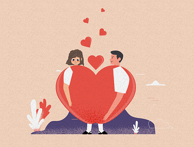 Happy Valentines Day adobe illustrator art artwork illustration vector vector art vector artwork