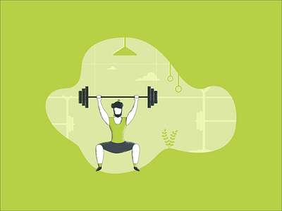 Illustration for a gym application 2