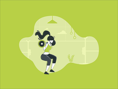 Illustration for a gym application 4