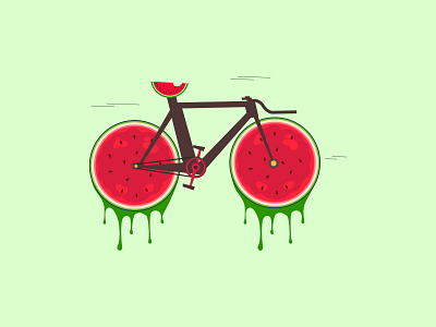 Watermelon cycle adobe illustrator art artwork daily illustration daily illustrations graphic design graphic design graphicdesign graphics collection graphics design graphics designer graphicsdesign illustration illustration art illustrations illustrator vector vector art vector artwork vector artworks