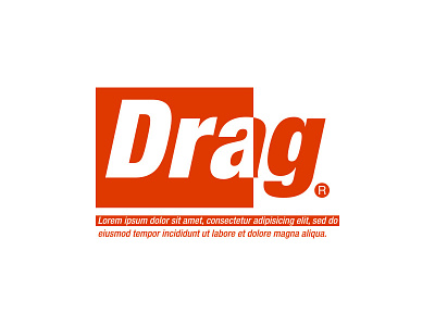 drag bi branding design graphic logo