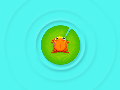 Hopping Frog character frog game graphic hopping