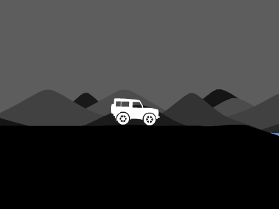 Jeep travel 2d animation gif graphic travel