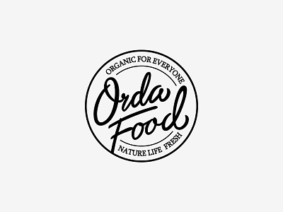 Orda Food Logo bi graphic logo