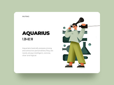 AQUARIUS aquarius colors design graphic illustration