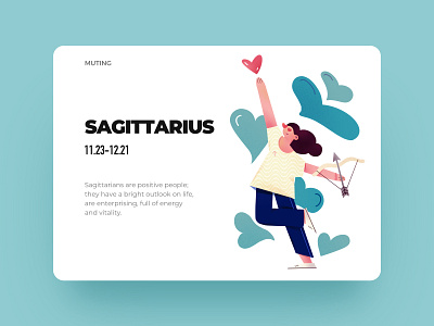 Sagittarius colors design graphic illustration sagittarius