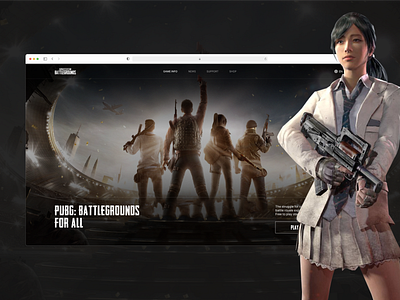 PUBG | Website Redesign