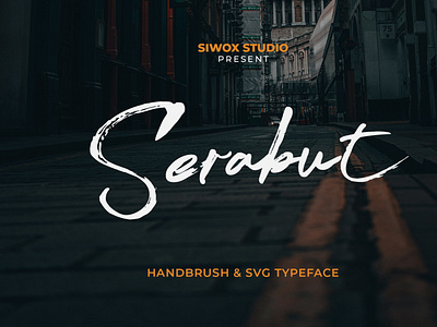 Serabut Brush & SVG Font