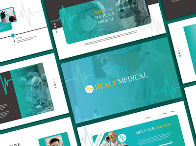 Healy Medical google design google slides healy keynote medic medical powerpoint powerpoint templates slides template