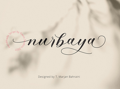 Nurbaya Script alternative branding calligraphy dancing design feminine font font design handmade luxury modern script swash typography